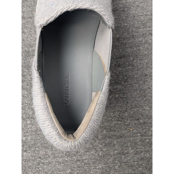Vince Warren Platform Slip On Sneakers Size 6.5 Women's Gray Leather Suede - Picture 13 of 15